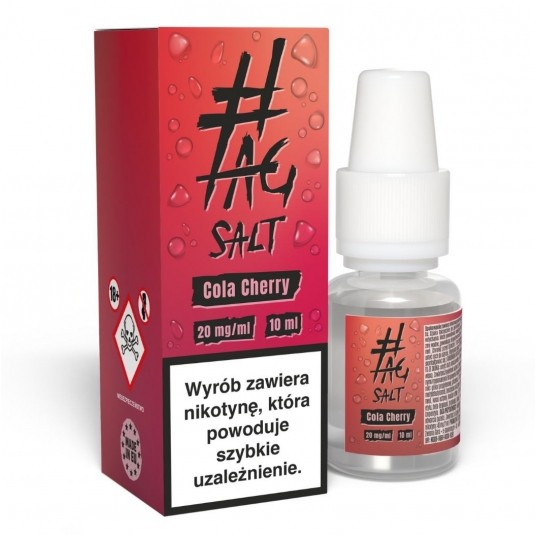 Liquid #TAG SALT Drinks 10ml Cola Cherry 20mg