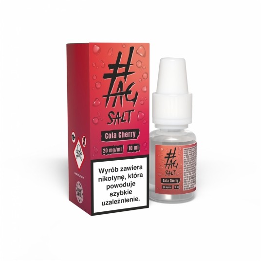 Liquid #TAG SALT Drinks 10ml Cola Cherry 20mg