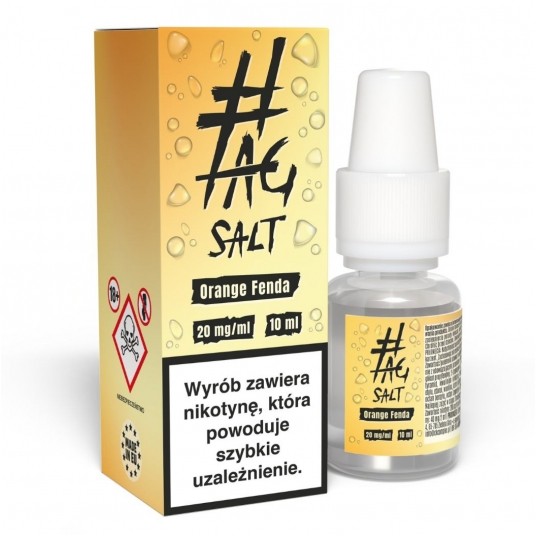 Liquid #TAG SALT Drinks 10ml Orange Fenda 20mg