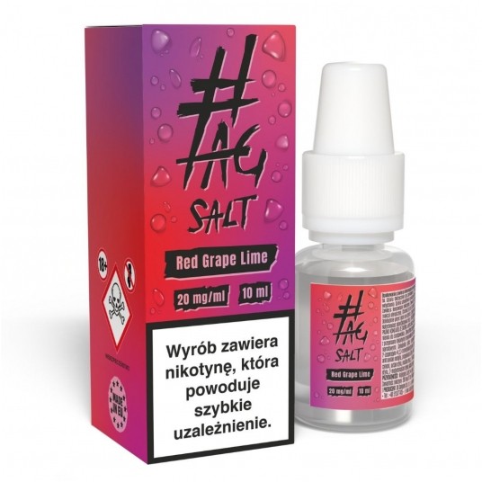 Liquid #TAG SALT Drinks 10ml Red Grape Lime 20mg