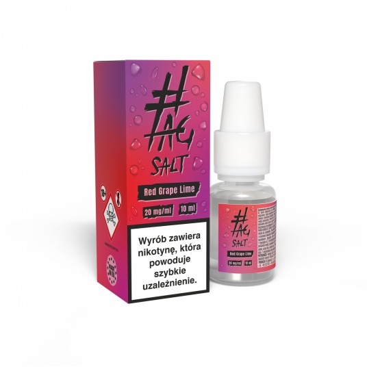 Liquid #TAG SALT Drinks 10ml Red Grape Lime 20mg