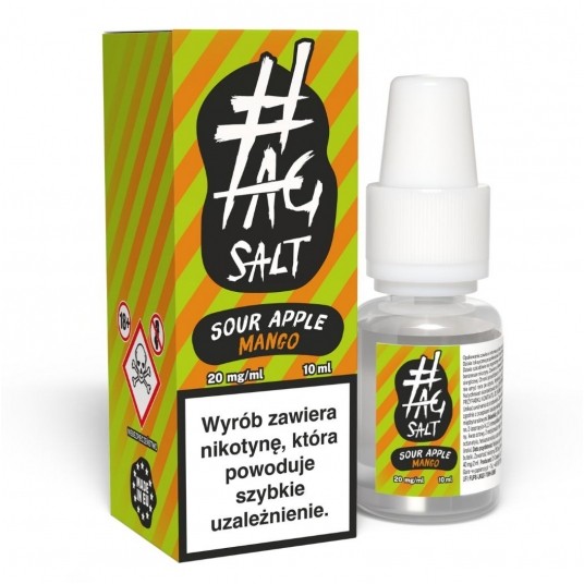 Liquid #TAG SALT Sour 10ml Apple Mango 20mg