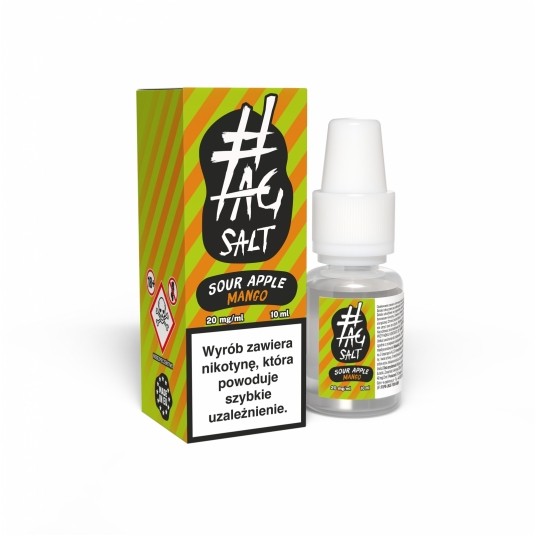 Liquid #TAG SALT Sour 10ml Apple Mango 20mg
