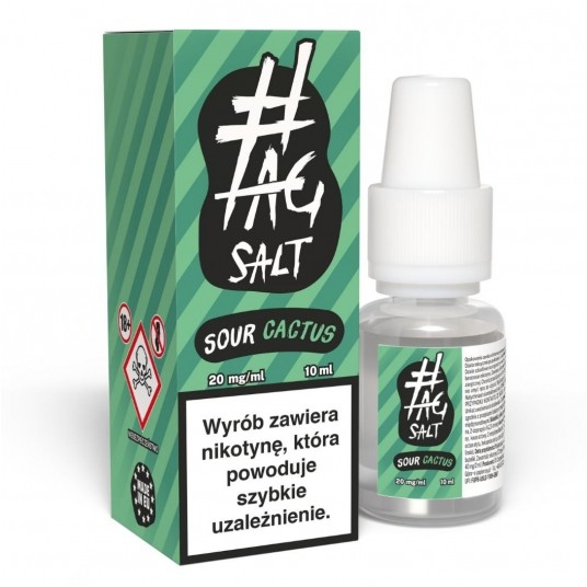 Liquid #TAG SALT Sour 10ml Cactus 20mg