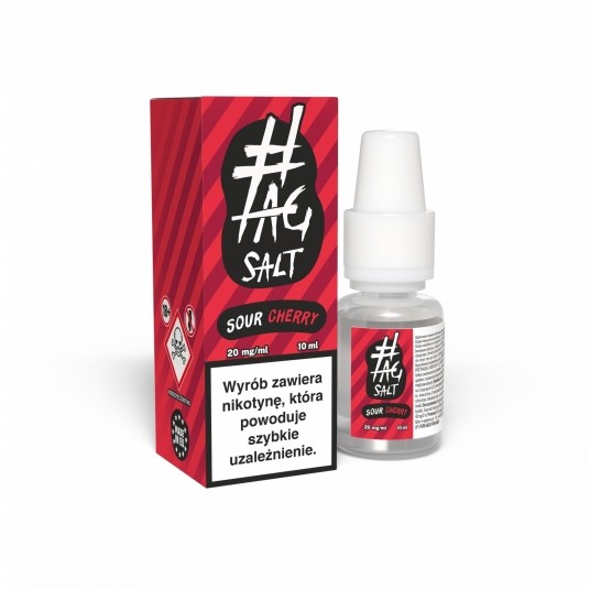 Liquid #TAG SALT Sour 10ml Cherry 20mg