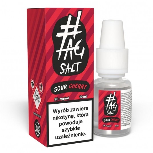Liquid #TAG SALT Sour 10ml Cherry 20mg
