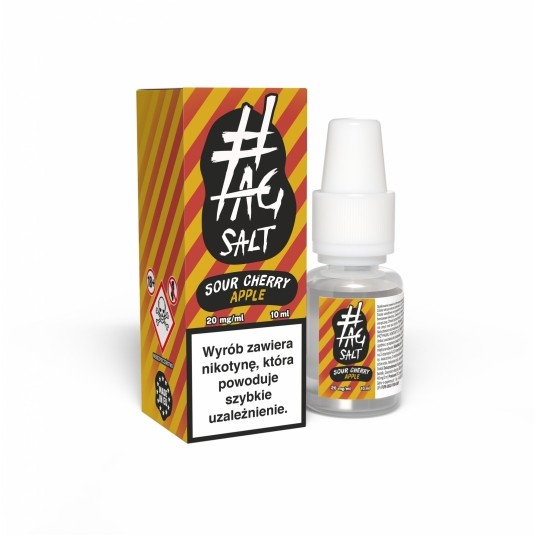 Liquid #TAG SALT Sour 10ml Cherry Apple 20mg
