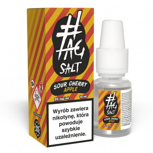 Liquid #TAG SALT Sour 10ml Cherry Apple 20mg