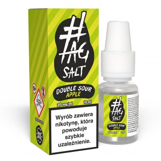 Liquid #TAG Salt Sour 10ml Double Apple 20mg