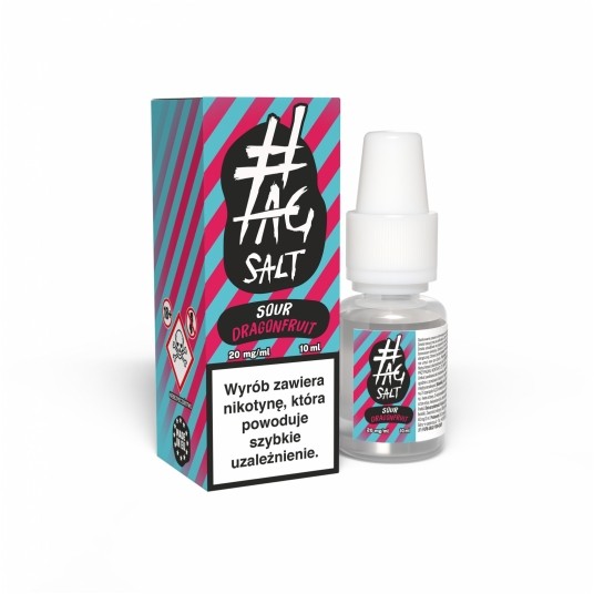 Liquid #TAG SALT Sour 10ml Dragonfruit 20mg
