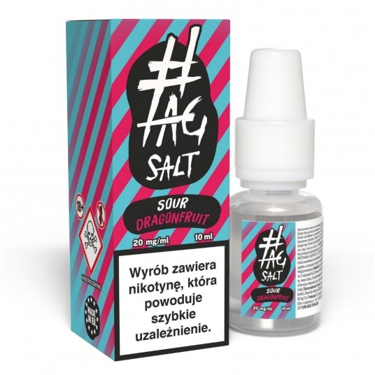 Liquid #TAG SALT Sour 10ml Dragonfruit 20mg
