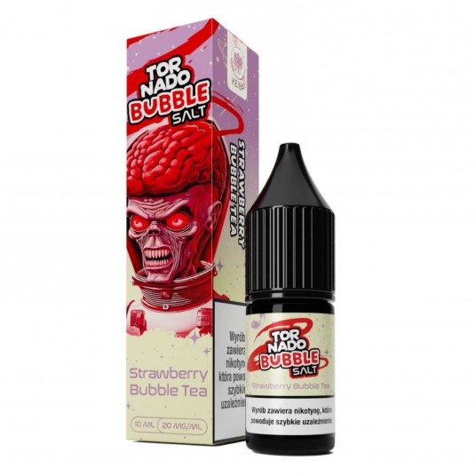 Liquid Tornado Salt 10ml Strawberry Bubble Tea 20mg