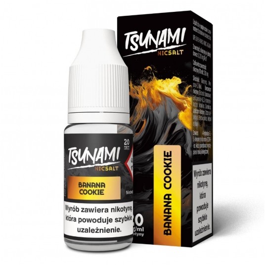Liquid Tsunami Salt 10ml Banana Cookie 20mg