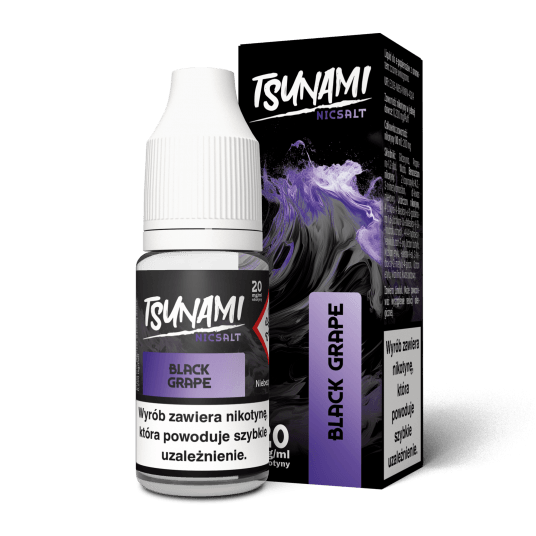 Liquid Tsunami Salt 10ml - Black Grape 20mg