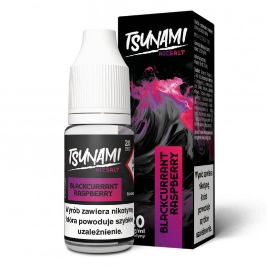 Liquid Tsunami Salt 10ml Blackcurrant Raspberry 20mg