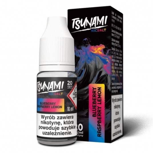 Liquid Tsunami Salt 10ml Blueberry Raspberry Lemon 20mg