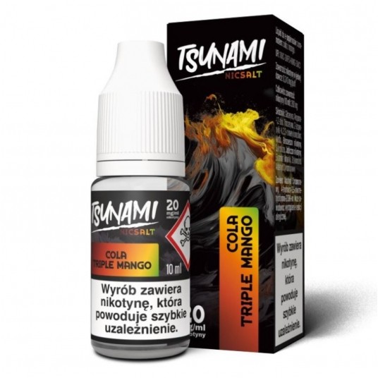 Liquid Tsunami Salt 10ml Cola Tripple Mango 20mg
