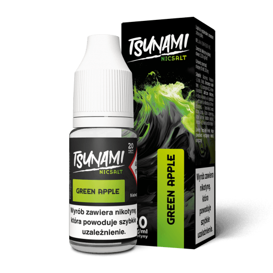 Liquid Tsunami Salt 10ml - Green Apple 20mg