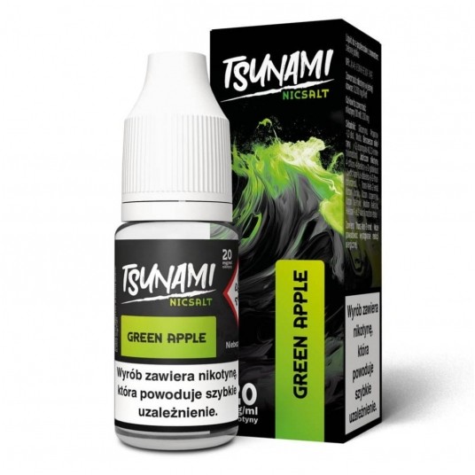 Liquid Tsunami Salt 10ml Green Apple 20mg