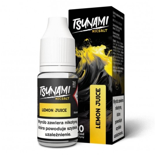 Liquid Tsunami Salt 10ml Lemon Juice 20mg
