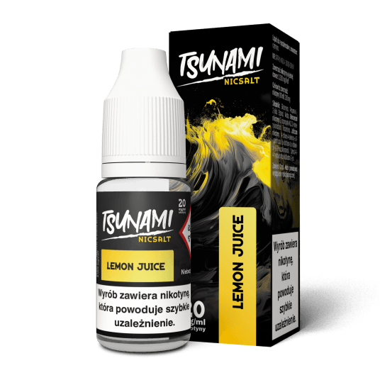 Liquid Tsunami Salt 10ml - Lemon Juice 20mg