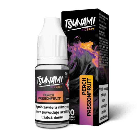 Liquid Tsunami Salt 10ml - Peach Passionfruit 20mg