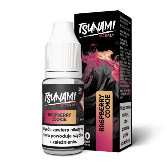 Liquid Tsunami Salt 10ml - Raspberry Cookie 20mg