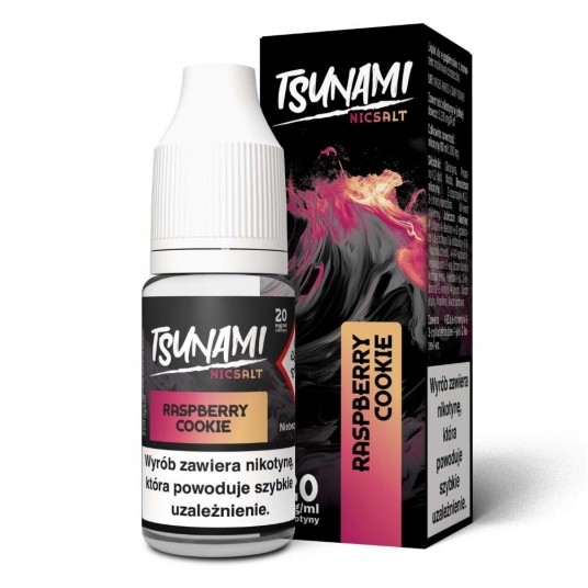 Liquid Tsunami Salt 10ml Raspberry Cookie 20mg