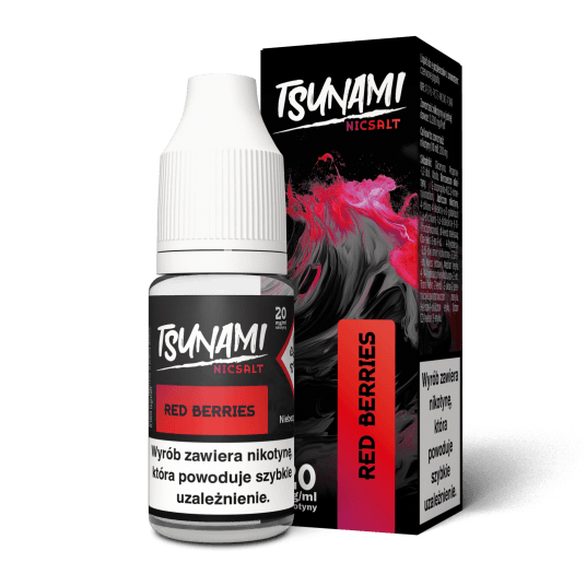 Liquid Tsunami Salt 10ml - Red Berries 20mg