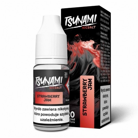 Liquid Tsunami Salt 10ml Strawberry Jam 20mg