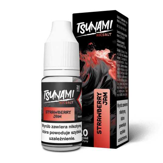 Liquid Tsunami Salt 10ml - Strawberry Jam 20mg