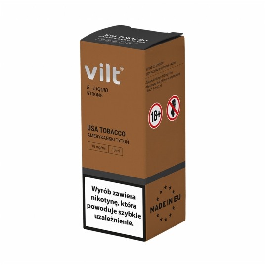 Liquid VILT 10ml - USA Tobacco 18mg