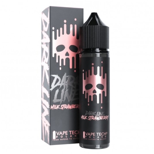 Longfill Dark Line 6/60ml - Milk Strawberry