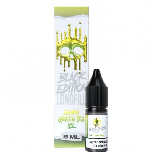 Longfill Dark Line Black Edition 9ml Lemon Green Tea Ice