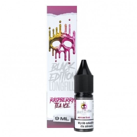 Longfill Dark Line Black Edition 9ml Raspberry Tea Ice