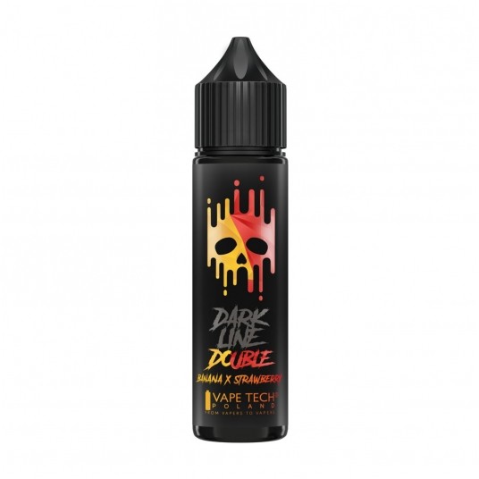 Longfill Dark Line Double 8/60ml - Banana Strawber