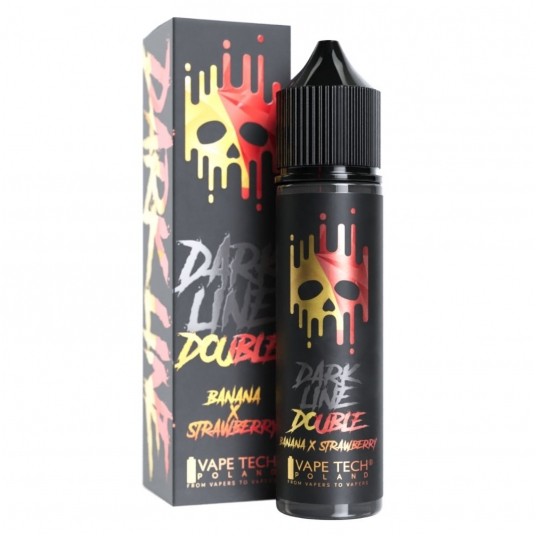 Longfill Dark Line Double 8/60ml - Banana Strawberry