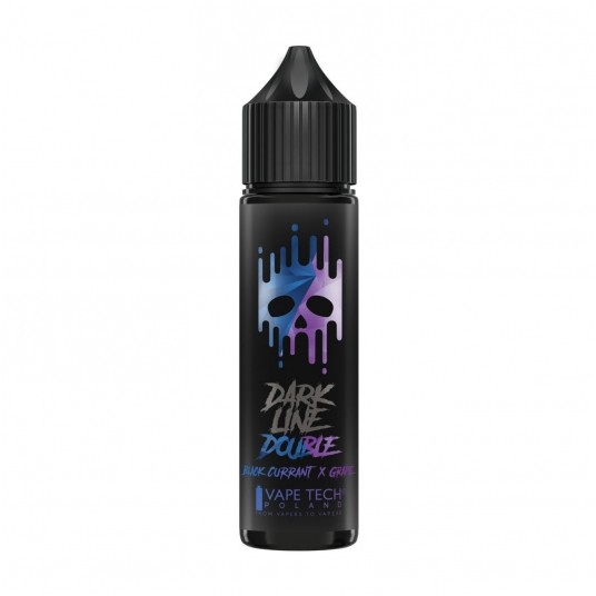 Longfill Dark Line Double 8/60ml - Black Cur. Grap