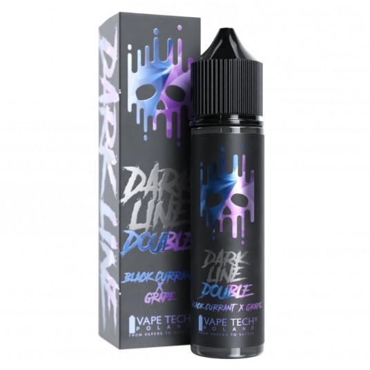Longfill Dark Line Double 8/60ml - Black Currant Grape