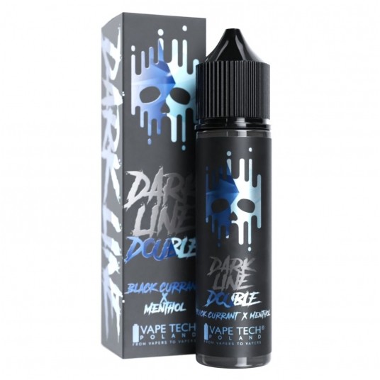 Longfill Dark Line Double 8/60ml - Black Currant Menthol