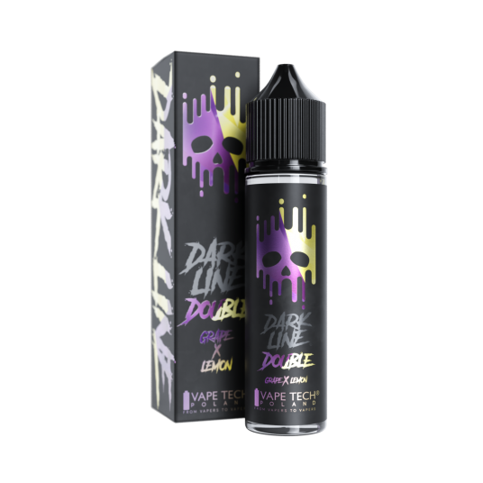 Longfill Dark Line Double 8/60ml - Grape Lemon