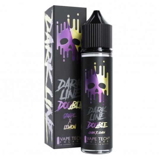 Longfill Dark Line Double 8/60ml - Grape Lemon