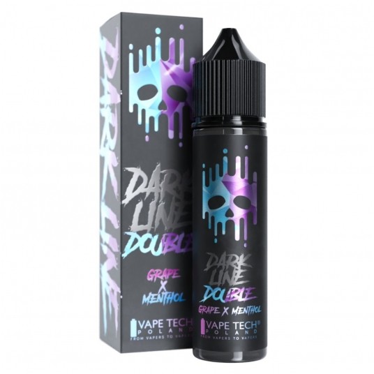 Longfill Dark Line Double 8/60ml - Grape Menthol