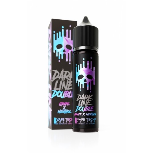 Longfill Dark Line Double 8/60ml - Grape Menthol