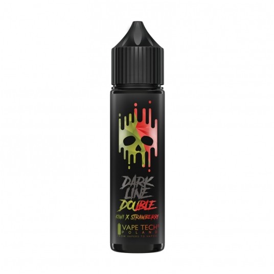 Longfill Dark Line Double 8/60ml - Kiwi Strawberry