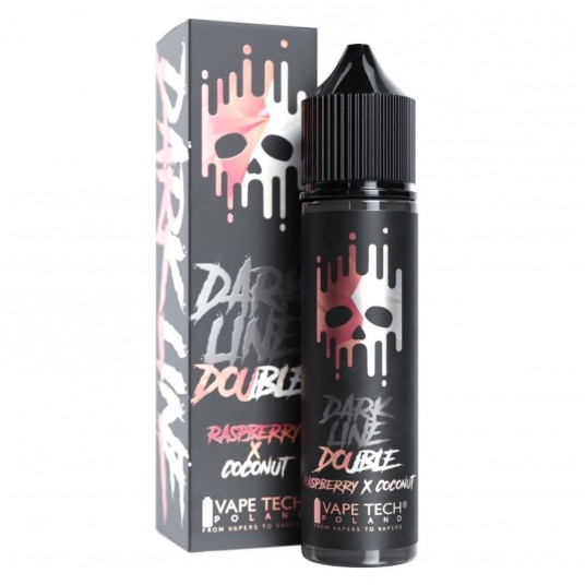 Longfill Dark Line Double 8/60ml - Raspberry Coconut