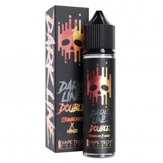 Longfill Dark Line Double 8/60ml - Strawberry Mango