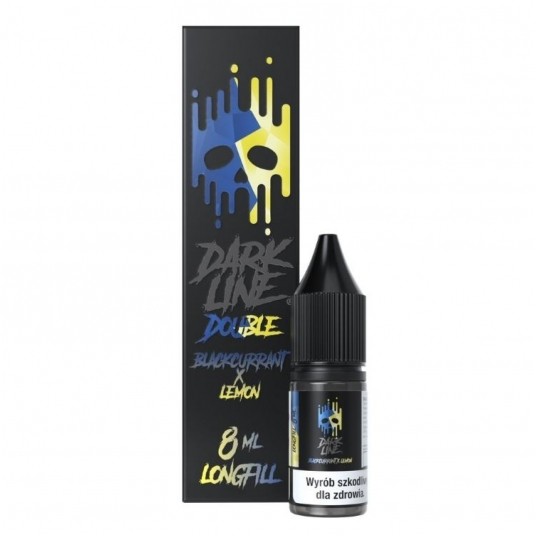 Longfill Dark Line Double 8ml Blackcurrant Lemon