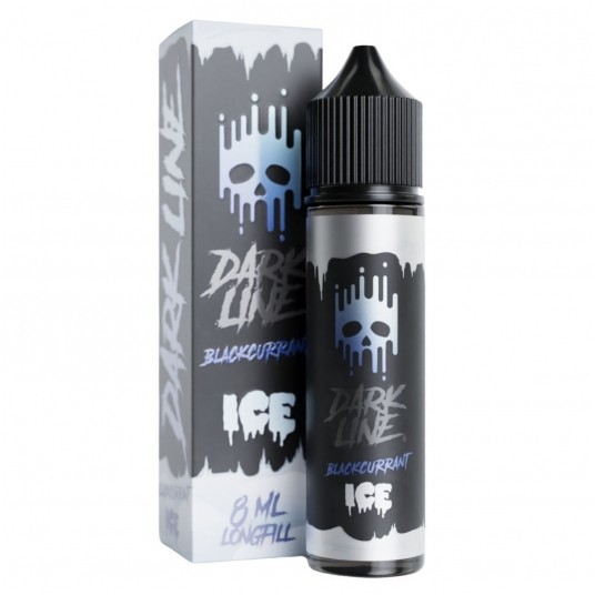 Longfill Dark Line Ice 8/60ml - Blackcurrant
