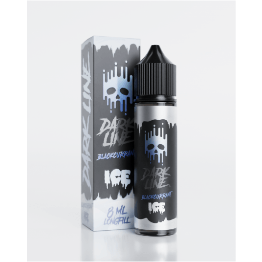 Longfill Dark Line Ice 8/60ml - Blackcurrant